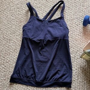 Athleta Navy Tank Top